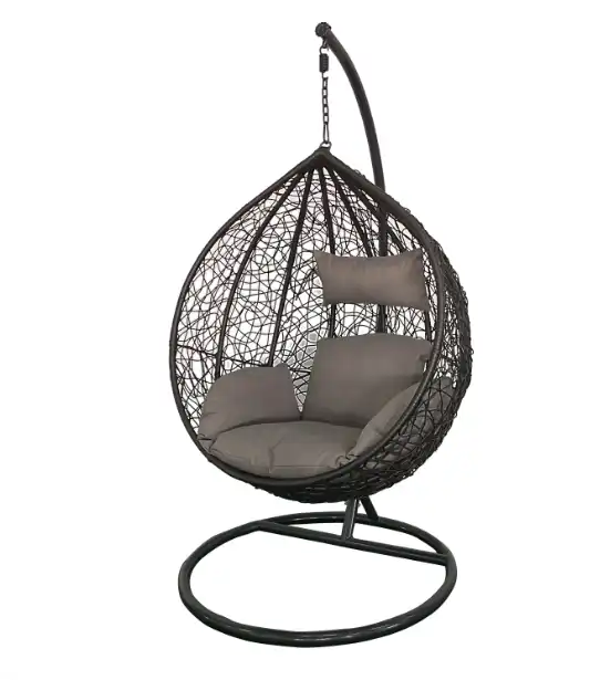 Outdoor furniture Hanging chair Outdoor rattan swing patio swings with garden swing chair