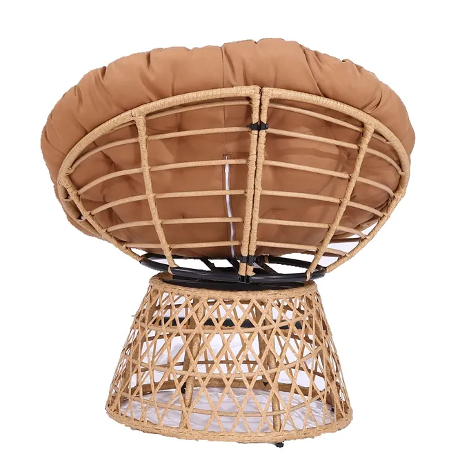 Best Selling Top Quality Single Modern Style Natural Rattan Radar Papasan Chair