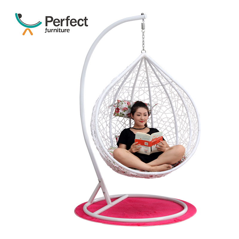 Leisure jhoola jhula Bird Nest Rattan Wicker Garden Hammock Hanging Egg Patio Swings for bedroom, Outdoor Swings for Adults