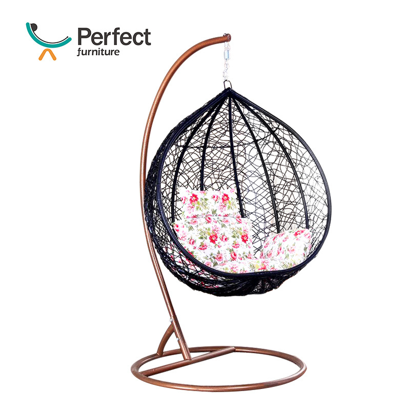 Leisure jhoola jhula Bird Nest Rattan Wicker Garden Hammock Hanging Egg Patio Swings for bedroom, Outdoor Swings for Adults