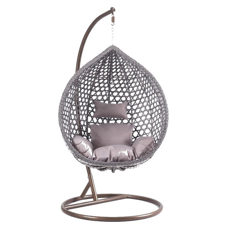 2019 New Released love swing chair sofa outdoor garden metal, rattan hanging egg chair bamboo