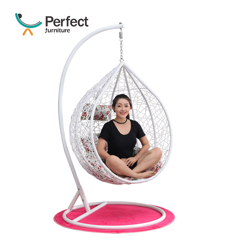 2020 Hot selling single/double big/small durable comfortable swing chair hanging Patio+Swings