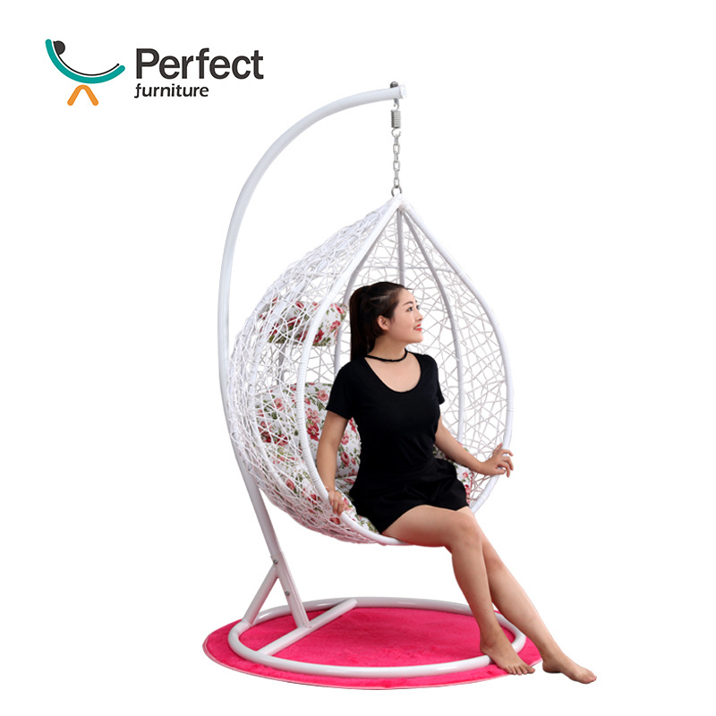 2020 Hot selling single/double big/small durable comfortable swing chair hanging Patio+Swings