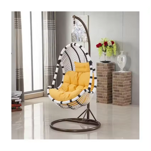 Cheap Price Hanging Pod Chair Steel Outdoor Furniture Round Garden Swing Egg Hanging Chair For Sale