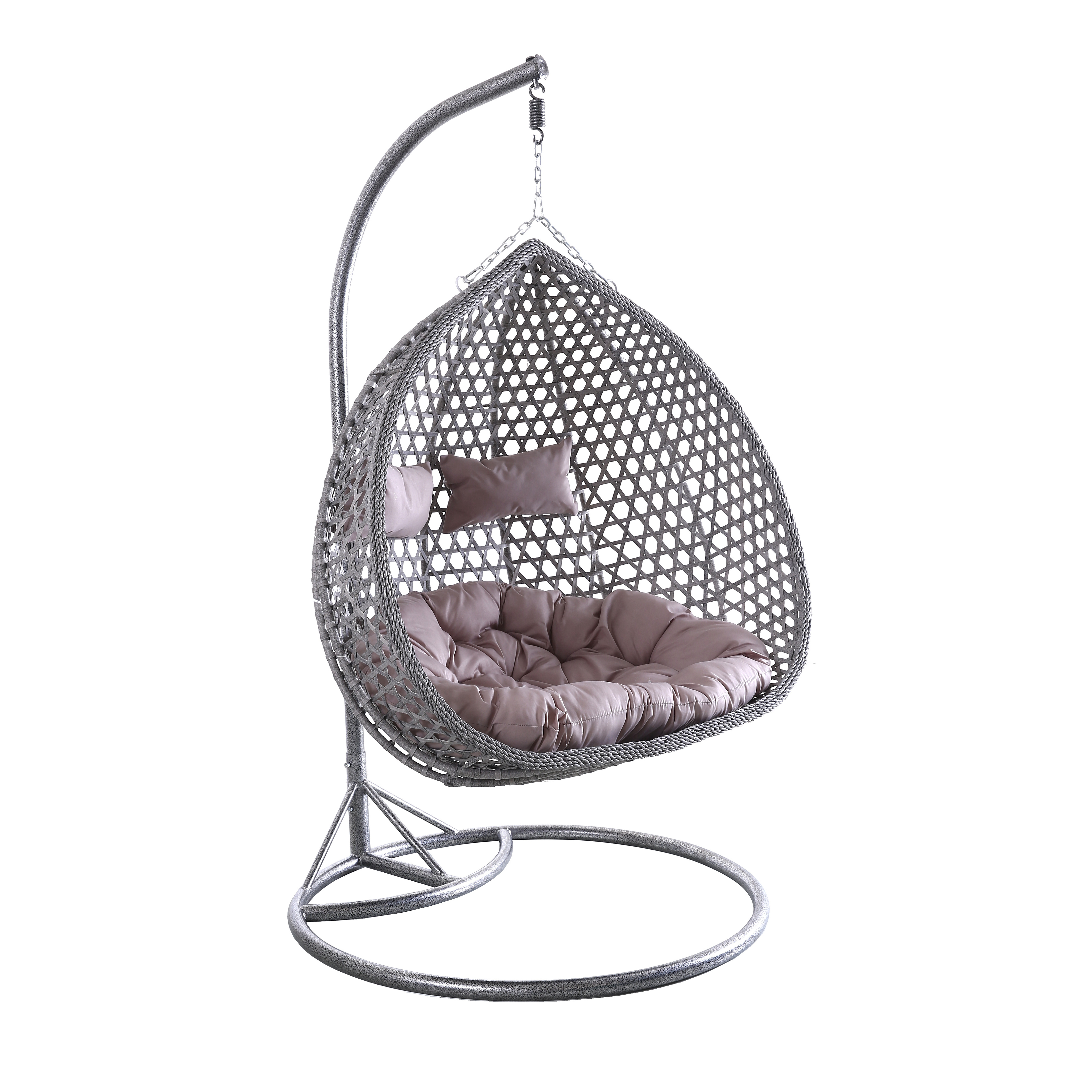 2019 High Quality Outdoor furniture PE Rattan Wicker Hanging Bird Nest Swing chair