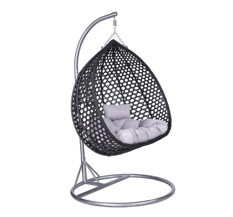 2019 High Quality Outdoor furniture PE Rattan Wicker Hanging Bird Nest Swing chair