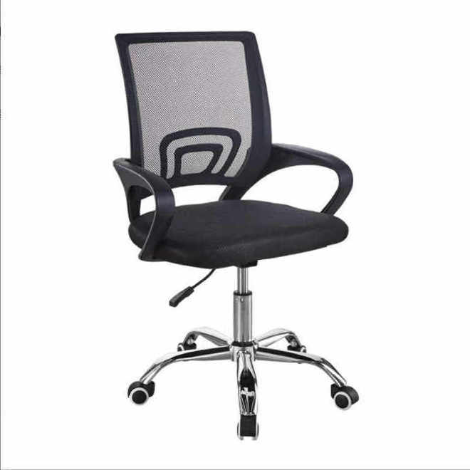 Heavy Duty Lumbar Support Fabric mesh High Back Ergonomic Executive Office Chair with Inline Skate Caster Wheels