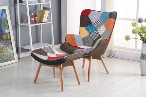 Nordic small family sofa minimalist lazy living room clothing store sofa