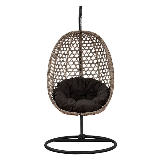 outdoor modern rattan egg chair fold chair garden American patio furniture  folding egg swing chair