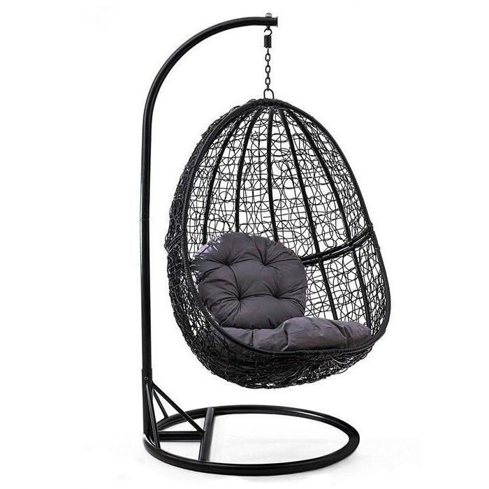 Cheap Price New Design Free Standing Garden Hanging Egg Patio  Room Swing  For  Adults Living Room Outdoor Chair With Stand