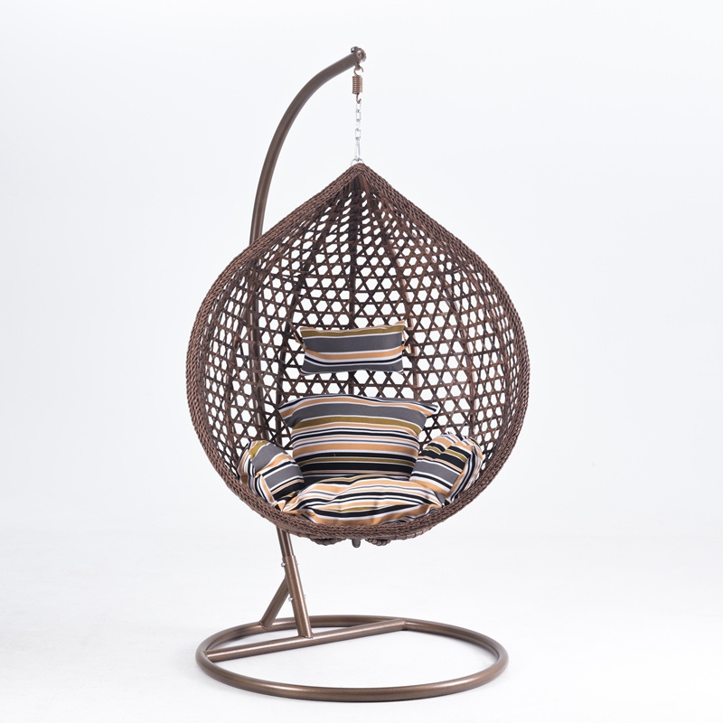 2019 latest design half egg chair wooden cheap pod double hanging swing chair, hanging egg chair outdoor