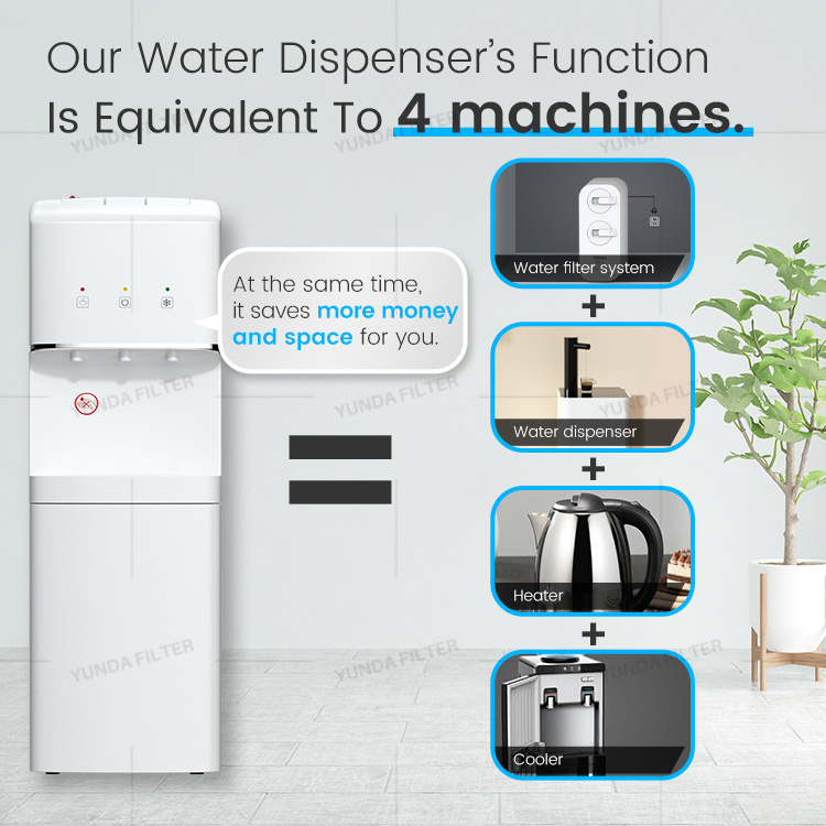 2022 Smart design high water flow rate outstanding water filtration hot and cool water dispenser