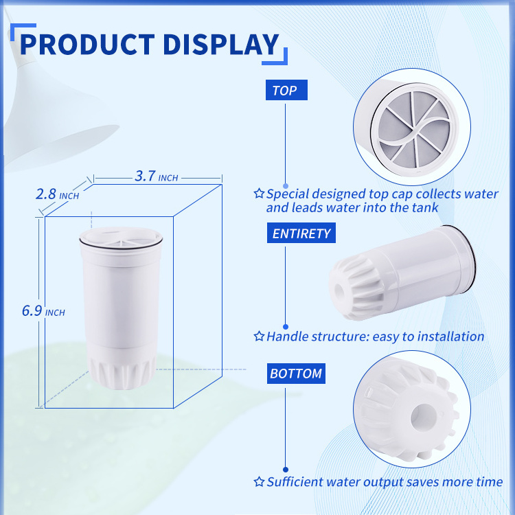 YUNDA factory Zero TDS Zer oWater ZR-001, ZR-003, ZR-004, ZR-006, ZR-008, ZR-012, ZR-017, ZR-600 Water Pitcher Filter Dispensers