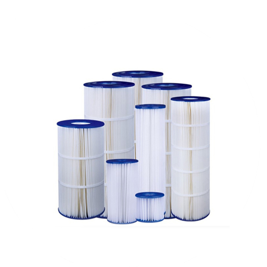 Pleated 0.45 Micron Water Filter Parts Water Filtration 100% Pure Polypropylene for Household Spa Cartridge Filter