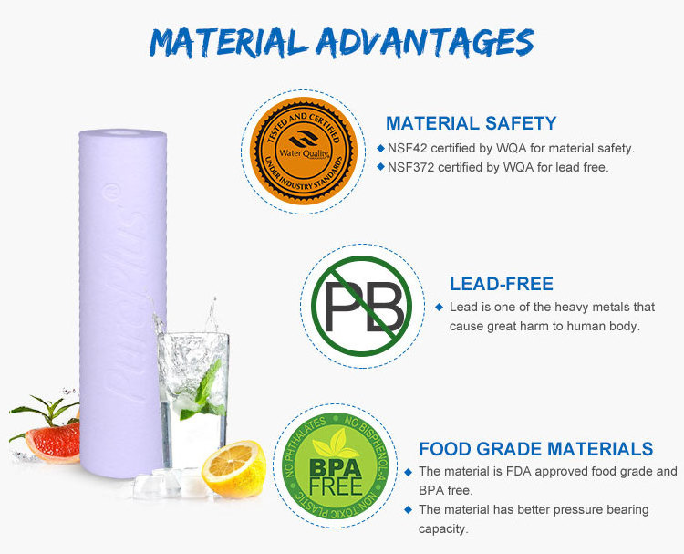 PP Sediment Poly Spun Melt Blown Water Filter Cartridge for Household Usage