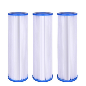 YUNDA Whole Water Filter PP Filter 1 Micron Water Treatment Appliance PET Polyester Pleated Filter Cartridge