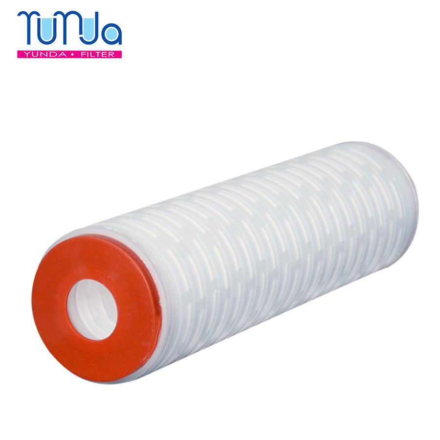 0.2 micron water filter high flow paper  pleated filter cartridge pleated carbon filter element