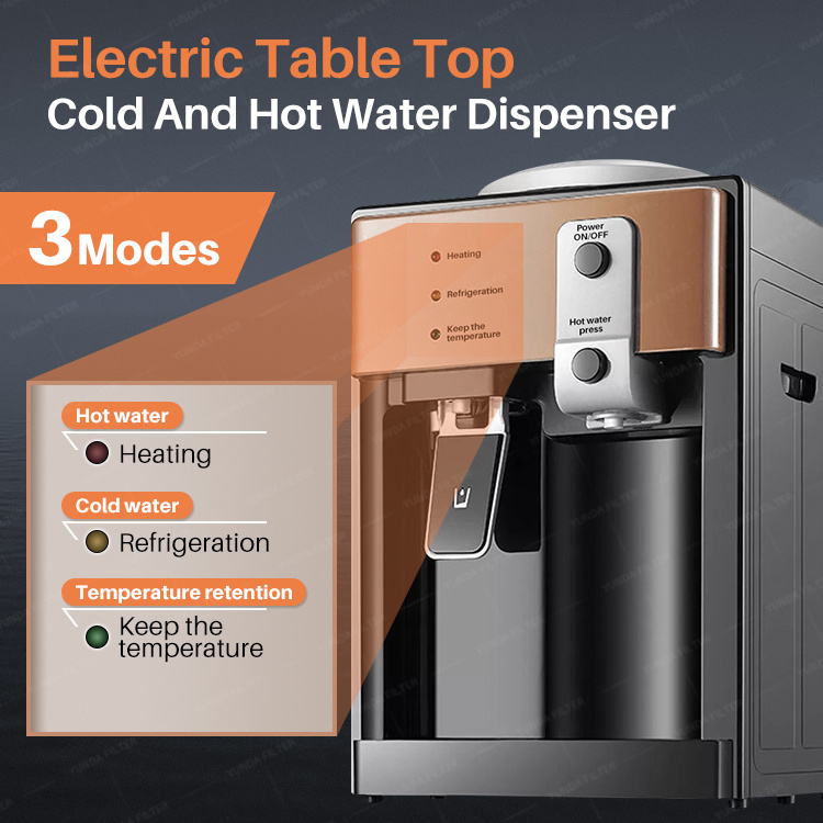 Wholesale table top electric rapid heating and cooling for hot and cold electric home office electric water dispenser