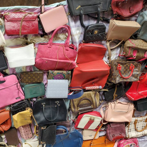 mixed second hand clothes original women designer luxury branded ladies leather used bags in bales