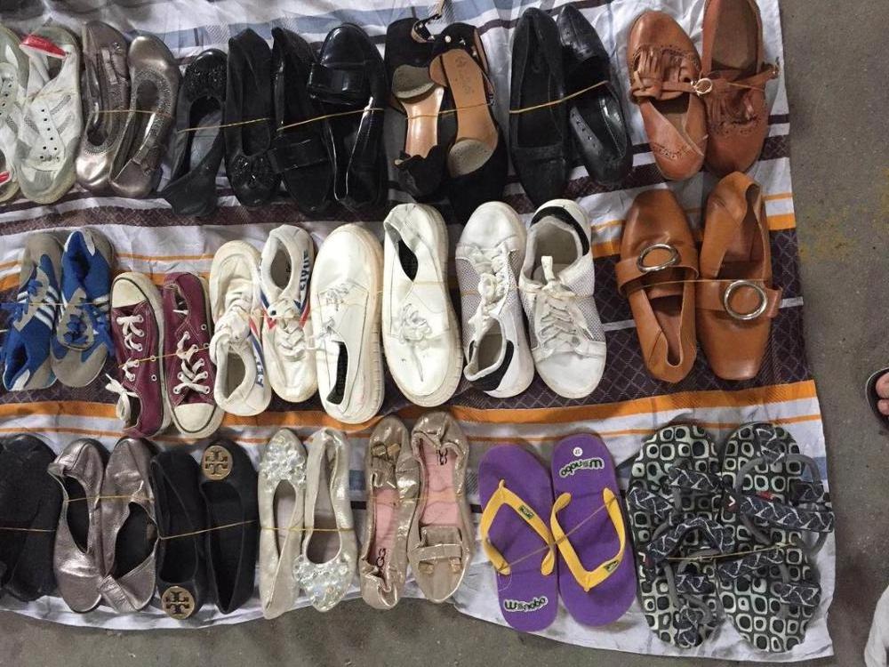 25 kilos per sack high quality wholesale summer clean neat used shoes  second hand shoes