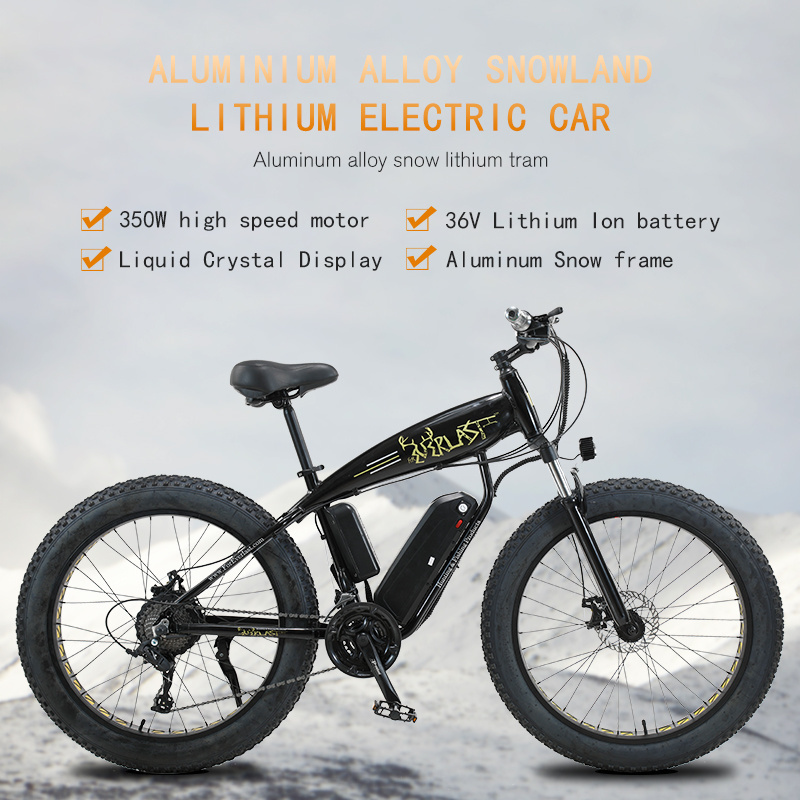 Shark E-BIKE 26 inch 750w Aluminum alloy frame Fat tire 4.0 e-bike Long Endurance electric bicycle