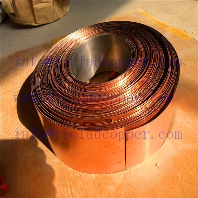 Titanium clad copper bimetal  plate/ ti clad copper plate/ titanium metal clad plate