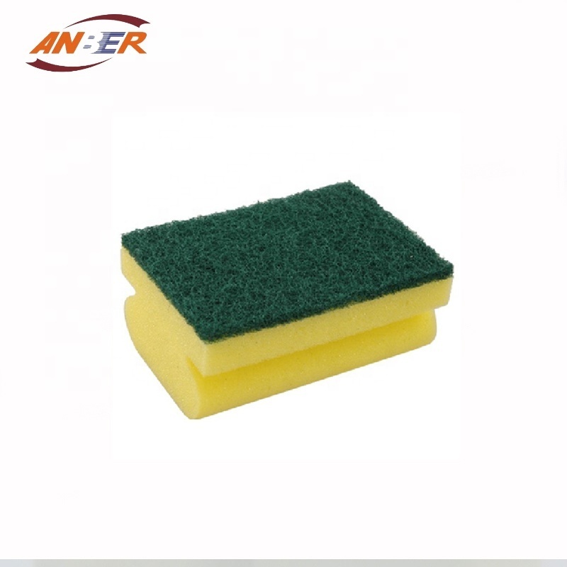 Green For Dish Cleaning Sponge Washing Dishes