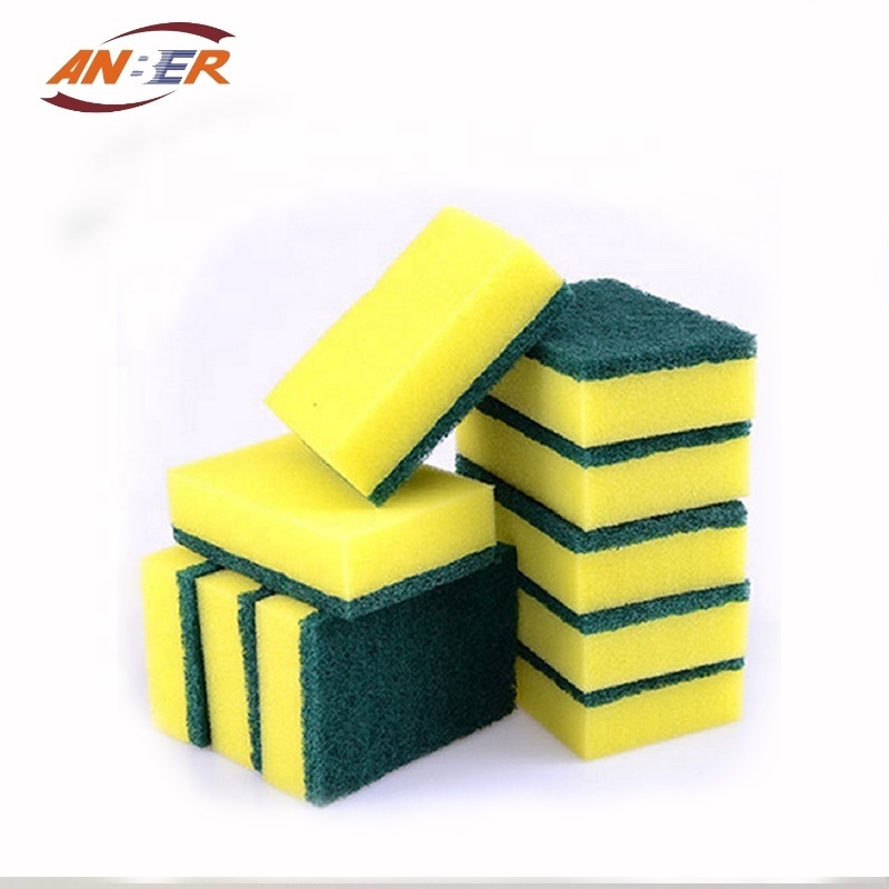 Green For Dish Cleaning Sponge Washing Dishes