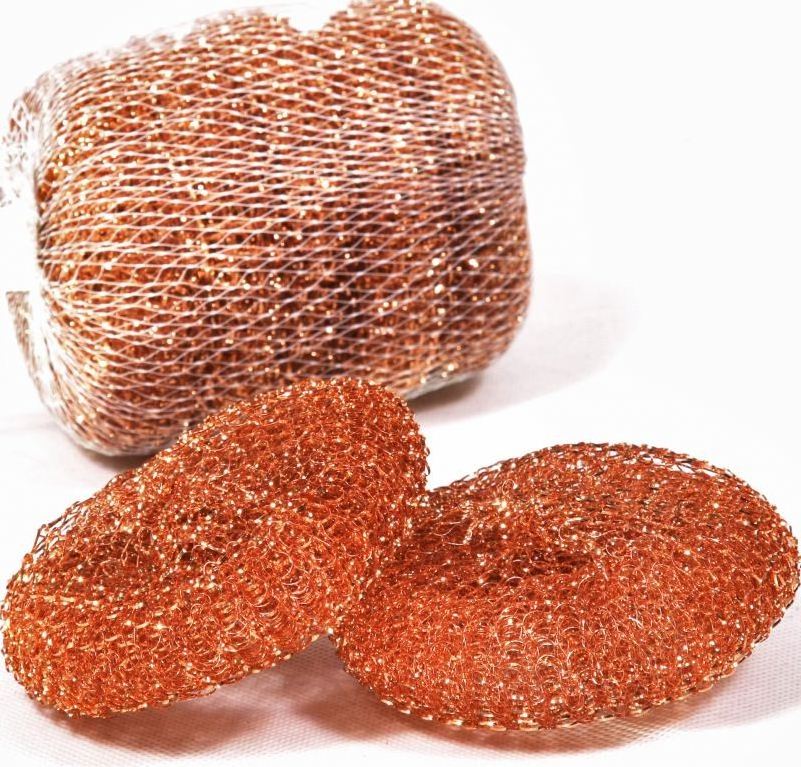 Mesh Pot Scourer GI Machine Stainless Steel Scourer In Bulk