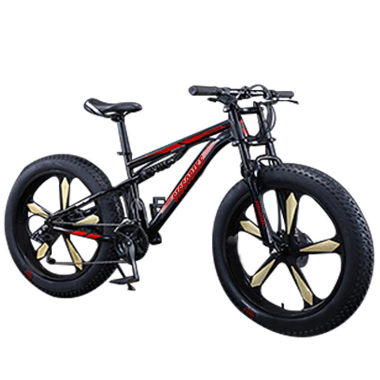 China factory price fashion fat bicycle mountain 4.0 tyre 24/26 inch fat tire bike