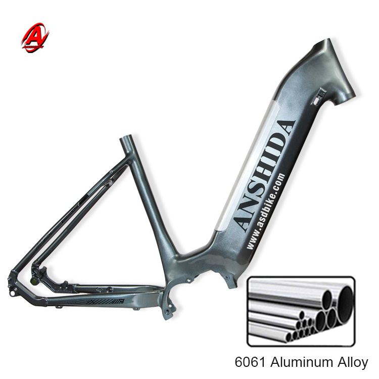 ANSHIDA Ebike Frame Made in China Motorower elektryczny Modern Bafang M620 Elektromoped Hidden Battery E-bike Frame