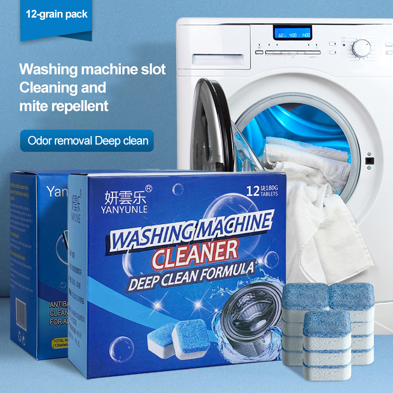 Washing machine cleaner Deep cleaning removes stains Washing machine cleaner effervescent tablets