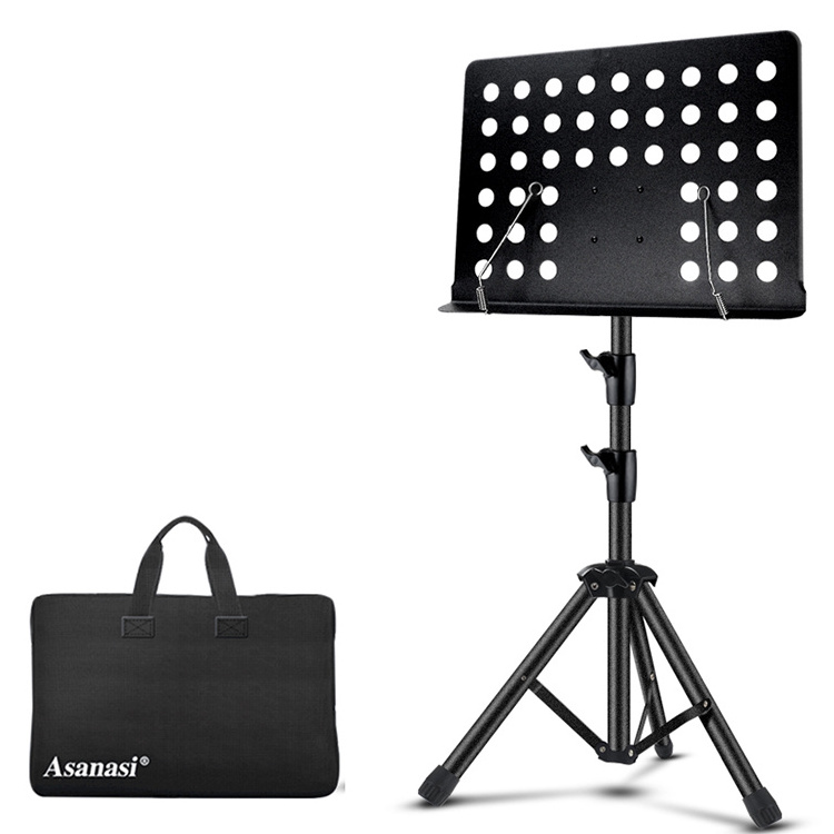 best sell durable computer holder good quality multi used black music stand with bag