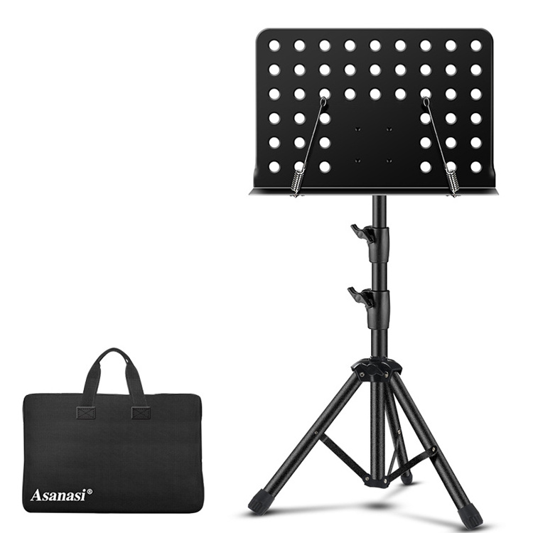 2023 Durable computer holder good quality multi used black music stand with bag