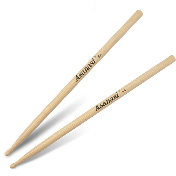 Best Quality Custom OEM 5A/5B/7A Drumstick Asanasi Premium Maple Wooden Drum Sticks