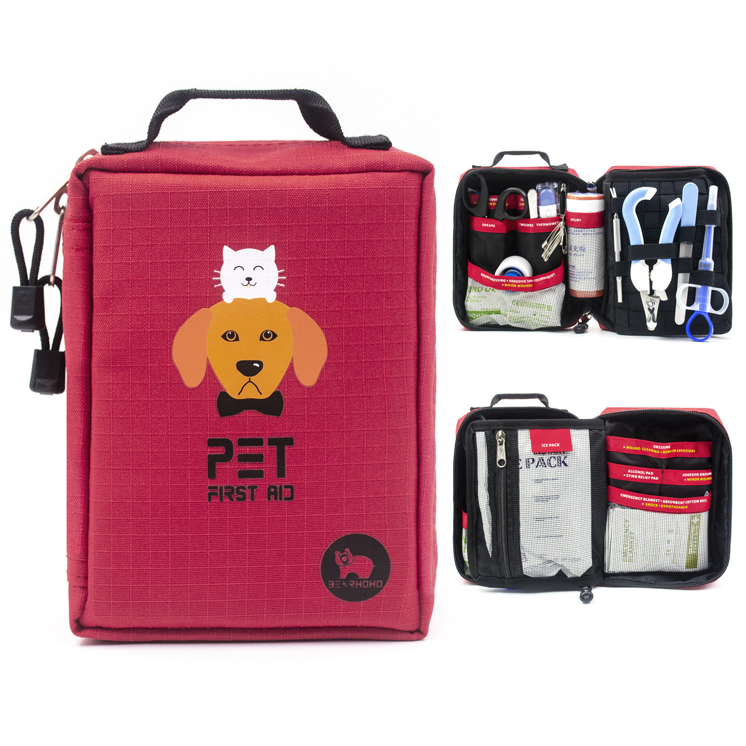 Ebay Wish Hot Selling New Product Compact Emergency Kit Pet First Aid Kit For Dogs Cat Animals Travel Outdoor Wholesale