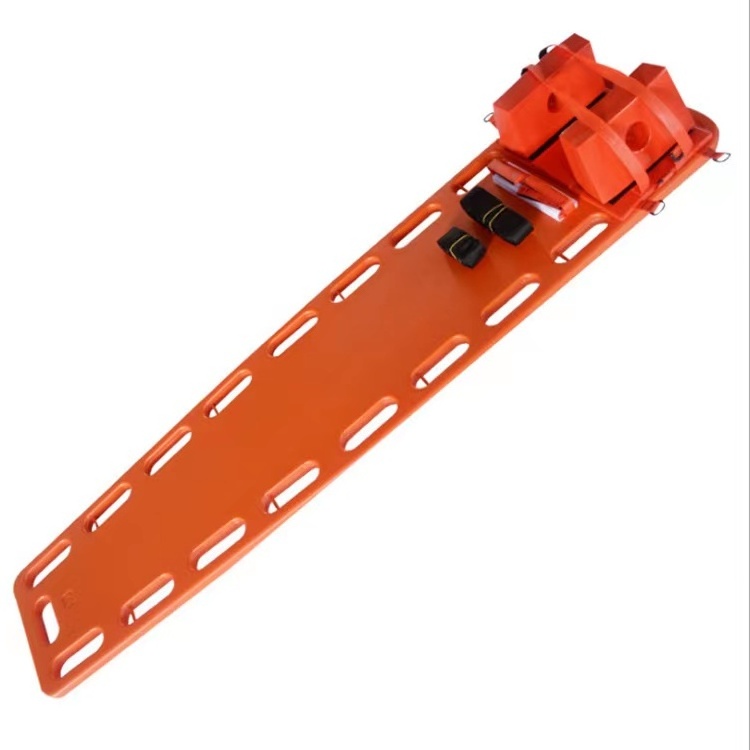 Hot Sale Plastic Material Adult Tactical Water Emergency Rescue Lifting Spine Board Stretcher