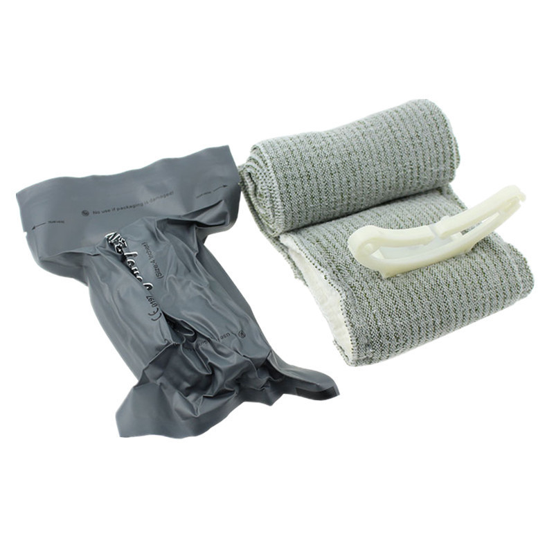 Disposable Operating Hemostatic Israeli Combat Dressing Bandage For First Aid Rescue with 2 Vacuum Packing and Thread