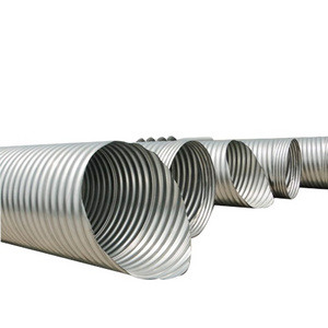 4 meters Stainless half circle galvanized corrugated culvert steel pipe