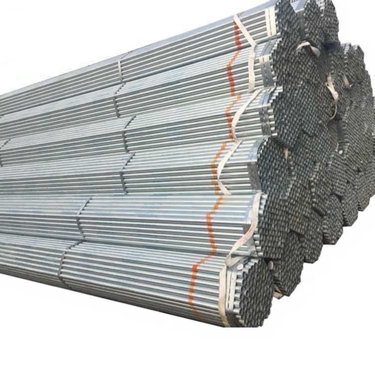 Tianjin Good quality hot Dip Galvanized steel Pipe GI iron metal Pipe for construction tube