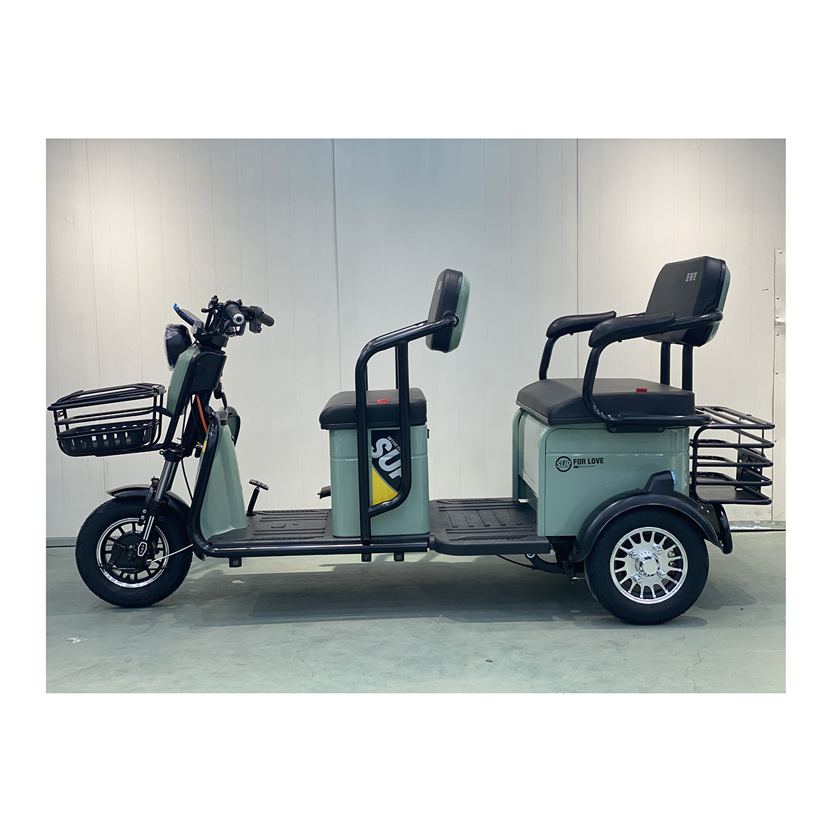 Customization Facility Motorcycle Scooter Tricycles Electrico 60V Bike Three Wheel Passenger Walker  Electric Tricycle