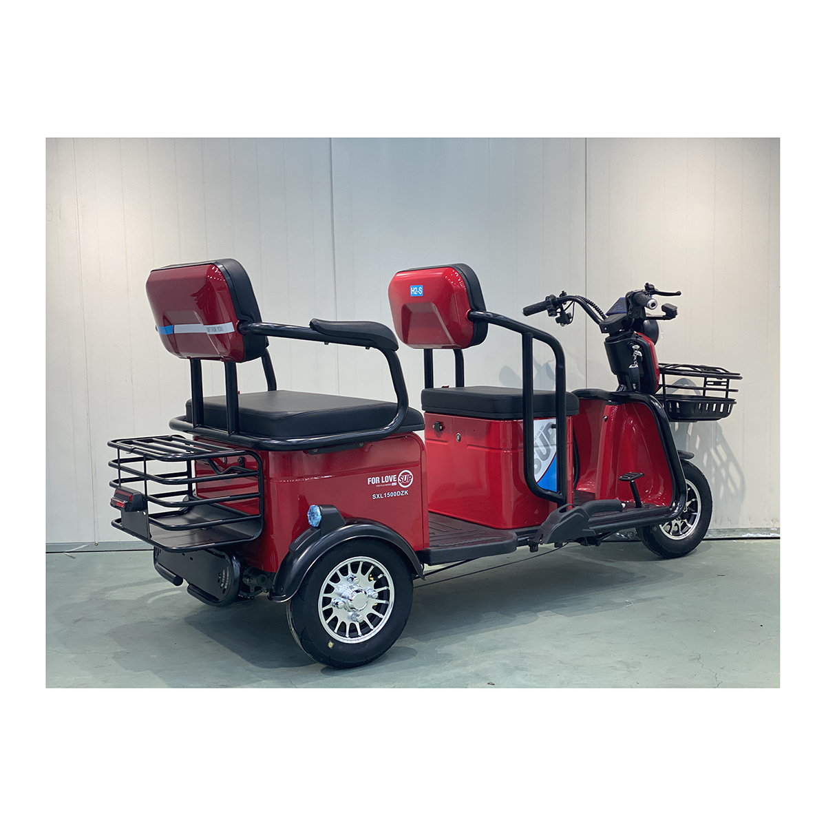 Customization Facility Motorcycle Scooter Tricycles Electrico 60V Bike Three Wheel Passenger Walker  Electric Tricycle