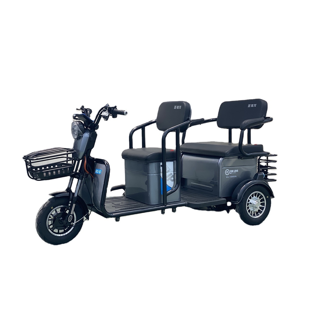 Customization Facility Motorcycle Scooter Tricycles Electrico 60V Bike Three Wheel Passenger Walker  Electric Tricycle