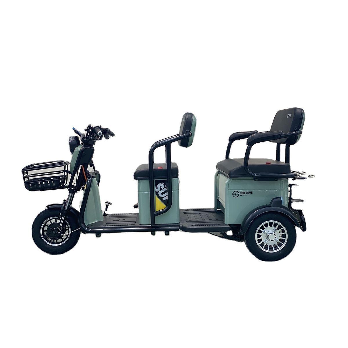 Customization Facility Moto Afrique Battery Operated Disabled People Tricycles Motorises De 8 Place Electric Tricycle