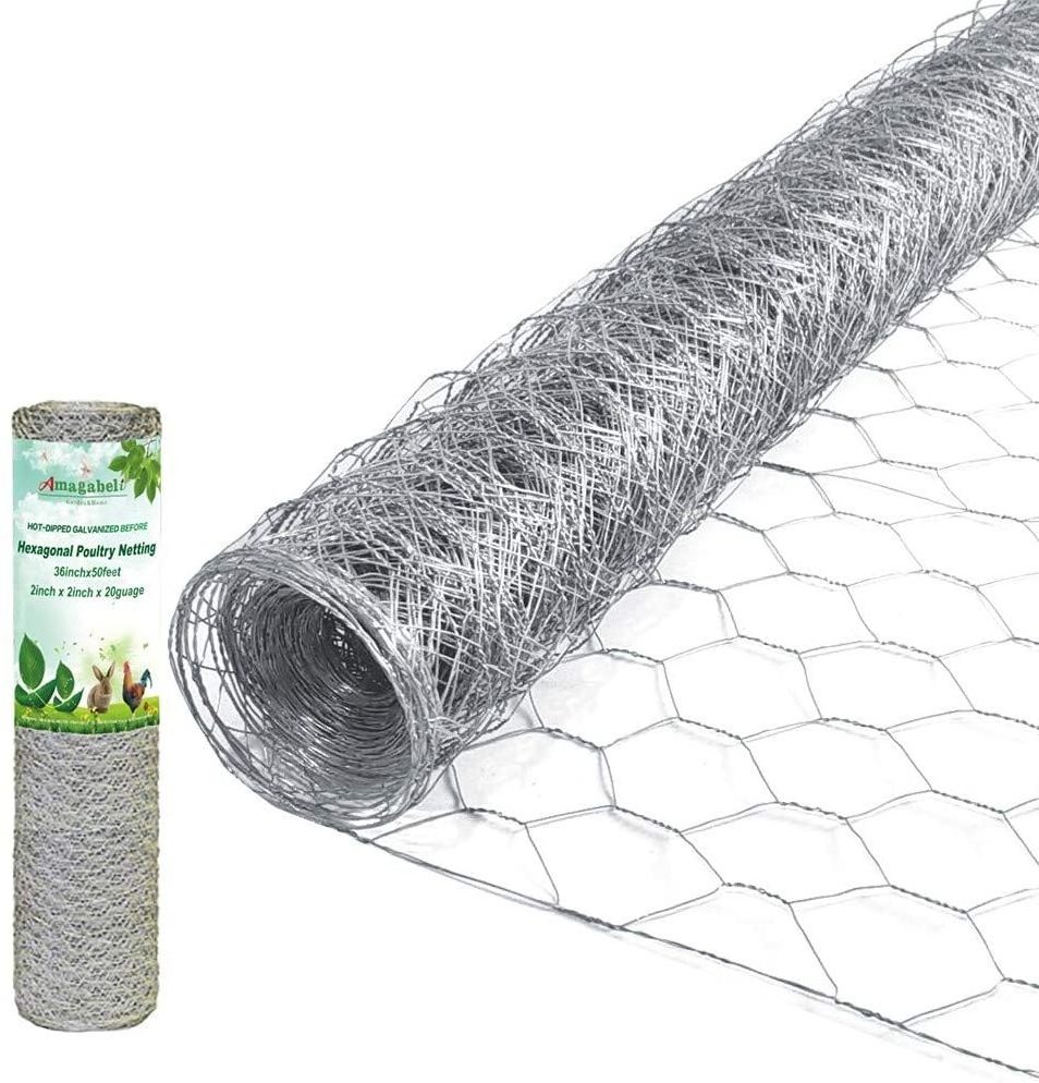 Lowest Price Galvanized Double Twist Chicken Wire Hexagonal Wire Mesh Netting