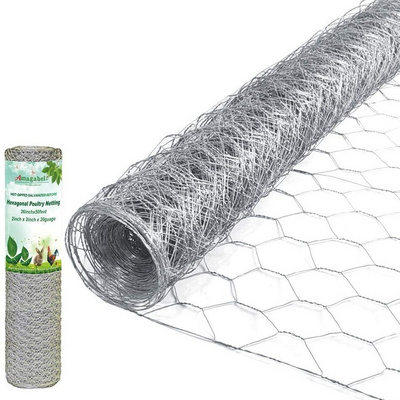 Lowest Price Galvanized Double Twist Chicken Wire Hexagonal Wire Mesh Netting