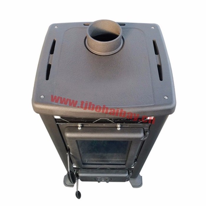 Cold rolled steel material wood burning stove