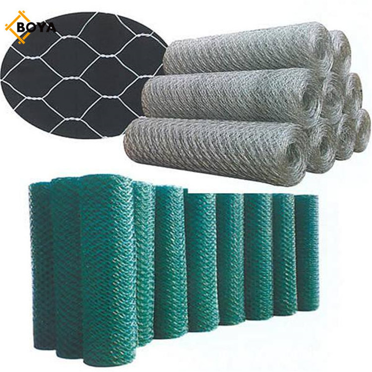 hot sale galvanized hexagonal iron wire netting for fencing  galvanized  iron wire mesh in Tianjin boya