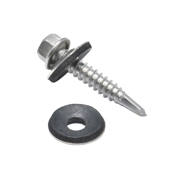 Factory Hex Washer Head Self Tapping Drilling Screw with Bonded Washer