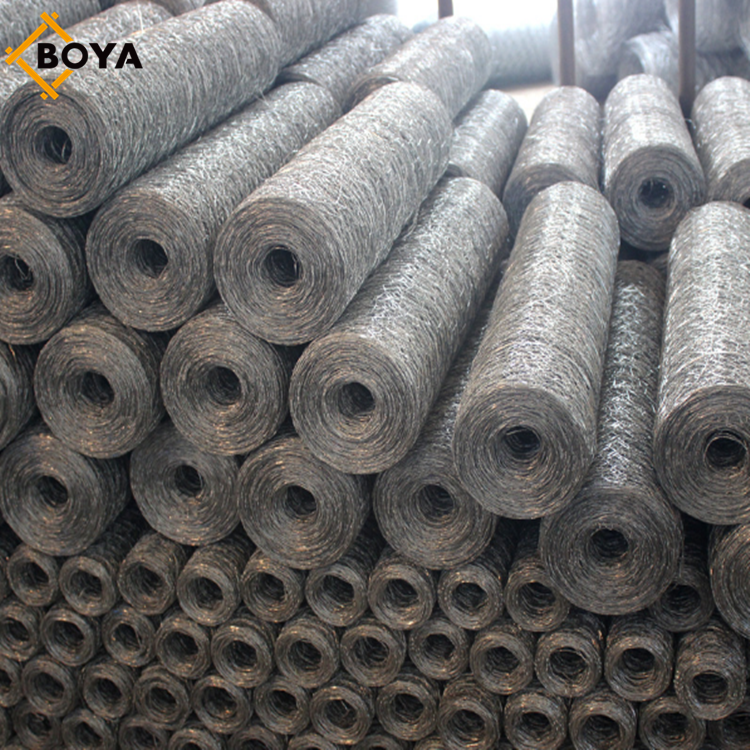 hot sale galvanized hexagonal iron wire netting for fencing  galvanized  iron wire mesh in Tianjin boya